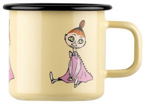 Muurla Mumins Mymble Tasse / Becher Emaille 0,37 l gelb, mehrfarbig