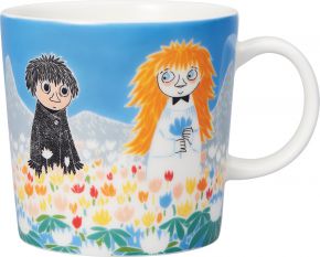 Moomin by Arabia Mumins Friendship Tasse / Becher 0,3 l blau, cremeweiß, mehrfarbig