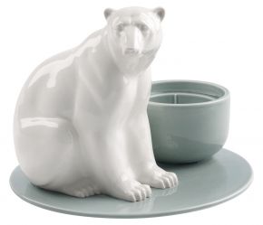 Dottir Nordic Design Wintergeschichten Kerzenständer großer Bär Höhe 12,5 cm