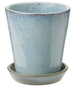 Knabstrup Keramik Blumenübertopf Höhe 11 cm