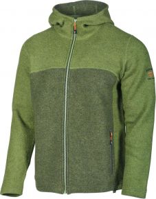 Ivanhoe of Sweden Herren Wolljacke mit Kapuze Full Zip Ron