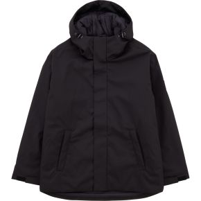 Makia Clothing Herren Regenjacke gefüttert mit verstellbarer Kapuze schwarz Norra