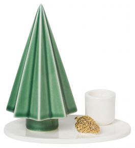 Dottir Nordic Design Wintergeschichten Kerzenständer Baum Höhe 12,5 cm