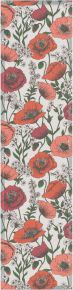 Ekelund Sommer Blumenfeld Tischläufer (Öko-Tex) 35x140 cm rot
