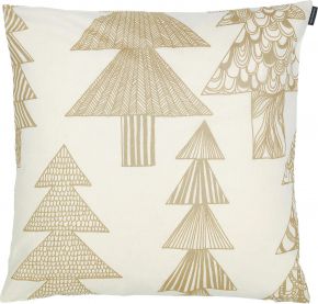 Marimekko Kuusikossa (im Fichtenwald) Kissenhülle 50x50 cm (Öko-Tex) baumwolle, gold