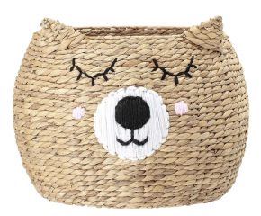 Bloomingville Aufbewahrungskorb mit Schlafgesicht Höhe 40 cm