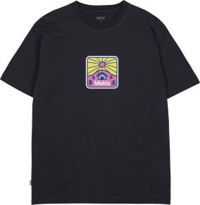 Makia Clothing Unisex T-Shirt mit Print schwarz Shelter
