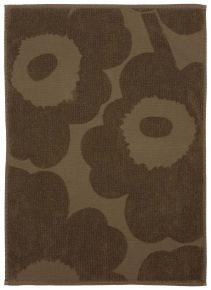 Marimekko Unikko Handtuch 50x70 cm dunkelsand