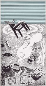 Vallila Mumin Tulva (Flut) Teppich 80x150 cm