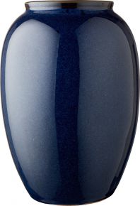 Bitz Steingut Vase Höhe 25 cm