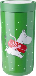 Stelton Mumin To Go Click Becher doppelwandig 0,4 l Weihnachten Geschenk