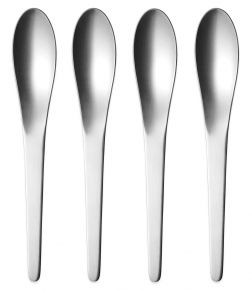 Georg Jensen Arne Jacobsen Dessertlöffel 4 Stk. matt