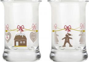 Holmegaard Weihnachten 2023 Schnapsglas 3 cl 2 Stk.