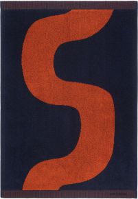 Marimekko Seireeni (Sirene) Handtuch (Öko-Tex) 50x70 cm dunkelblau, roobois