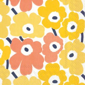 Marimekko Unikko Pikkuinen Papierservietten 33x33 cm 20 Stk.