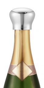 Georg Jensen Sky Champagnerverschluss Höhe 4,5 cm Ø 5,3 cm Edelstahl poliert