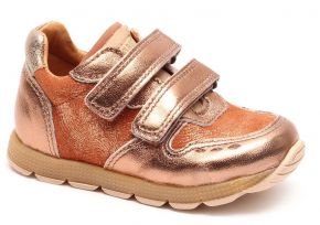 Bisgaard Mädchen Kinder Sneaker mit Klettverschluß Luka bronze