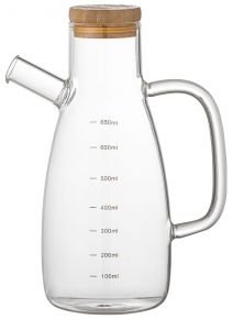 Bloomingville Ölflasche 0,75 l klar Haron