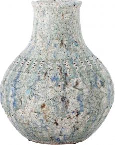 Bloomingville Vase Höhe 34 cm blau, mehrfarbig Niin