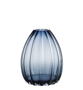 Holmegaard 2Lips Vase blau Höhe 34 cm