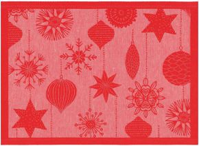 Ekelund Weihnachten & Winter Baumschmuck 330 Tischset (Öko-Tex) 35x48 cm rot
