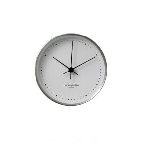 Georg Jensen Henning Koppel Wanduhr Ø 10 cm stahl, weiß