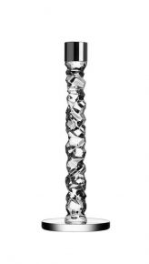 Orrefors Carat Kerzenständer Höhe 29,7 cm