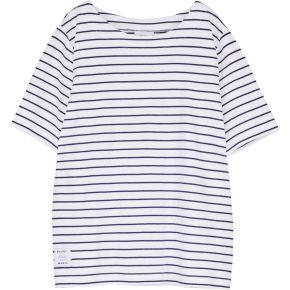 Makia Clothing Damen T-Shirt Högsåray blau, weiß