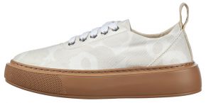 Marimekko Damen Sneaker Unikko Mini Niittyheinikossa weiß, hellbraun