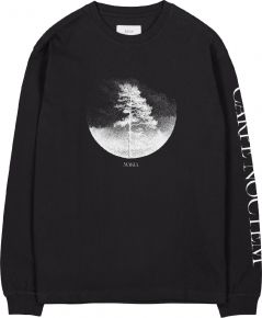 Makia Clothing x Danny Larsen Herren Sweatshirt schwarz / weiß Skog (Wald)
