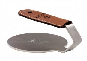 Kockums Jernverk Hamburgerpresse mit Ledermanschette