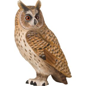 Wildlife Garden Decobird Waldohreule handgeschnitzt