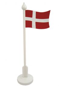 scandinavian-lifestyle Tischflagge Denmark Höhe 32 cm