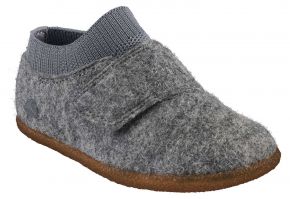 Viking Footwear Unisex Kinder Filzhausschuh mit Klettverschluss Njord