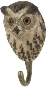 Wildlife Garden Decohook Haken Wildtiere handgeschnitzt
