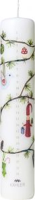 Kähler Design Hammershøi Weihnachten 2023 Kalenderkerze Ø 5 cm Höhe 25 cm