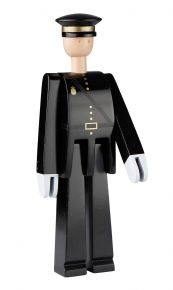 Kay Bojesen DK Polizist Höhe 18,5 cm schwarz