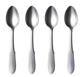 Georg Jensen Mitra Kaffeelöffel 4 Stk. matt