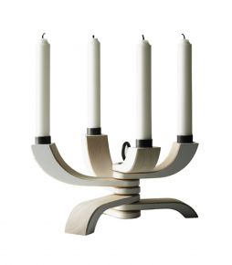 Design House Nordic Light Kerzenständer 4 fl. Höhe 13 cm