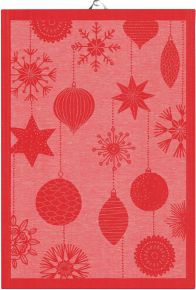Ekelund Weihnachten & Winter Baumschmuck 330 Geschirrtuch (Öko-Tex) 35x50 cm rot