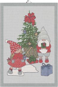 Ekelund Weihnachten & Winter Heiligabend Geschirrtuch (Öko-Tex) 35x50 cm mehrfarbig