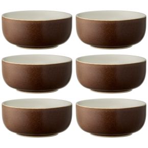 Studio Round North Schüssel Ø 11 cm matt farbig bark 6 Stk.