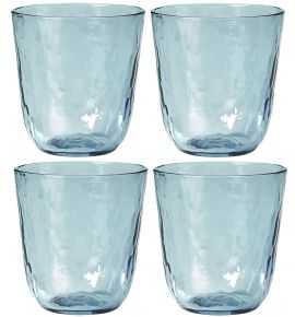 Broste Copenhagen Hammered Glas 33,5 cl 4 Stk.