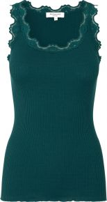 Rosemunde Copenhagen Damen Top Seide mit Spitze 5405