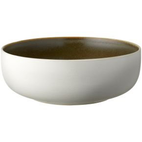 Studio Round North Schüssel Ø 25 cm mattweiß, matt farbig moss
