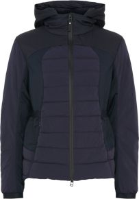 REDGREEN Damen Steppjacke mit abnehmbarer Kapuze Storm navy