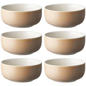 Studio Round North Schüssel Ø 11 cm matt farbig sand 6 Stk.