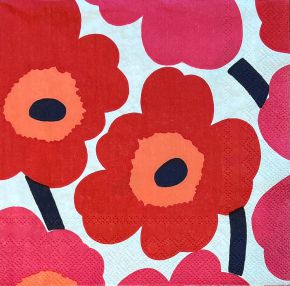 Marimekko Unikko Papierservietten 33x33 cm 20 Stk.