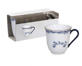 Rörstrand Ostindia Becher 0,3 l 2 Stk. grau, graublau, braun