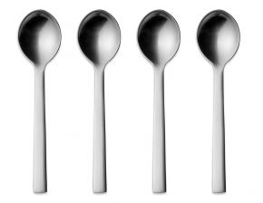 Georg Jensen New York Kaffeelöffel 4 Stk. matt